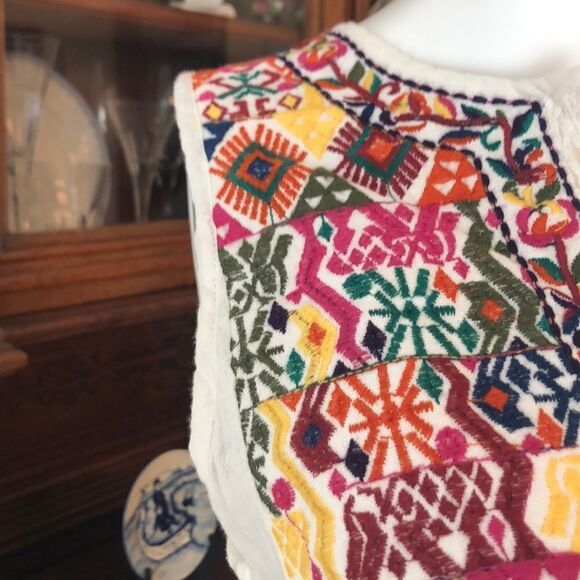 Free People Ivory Lohri Peasant Top Sz XS - Picture 5 of 8